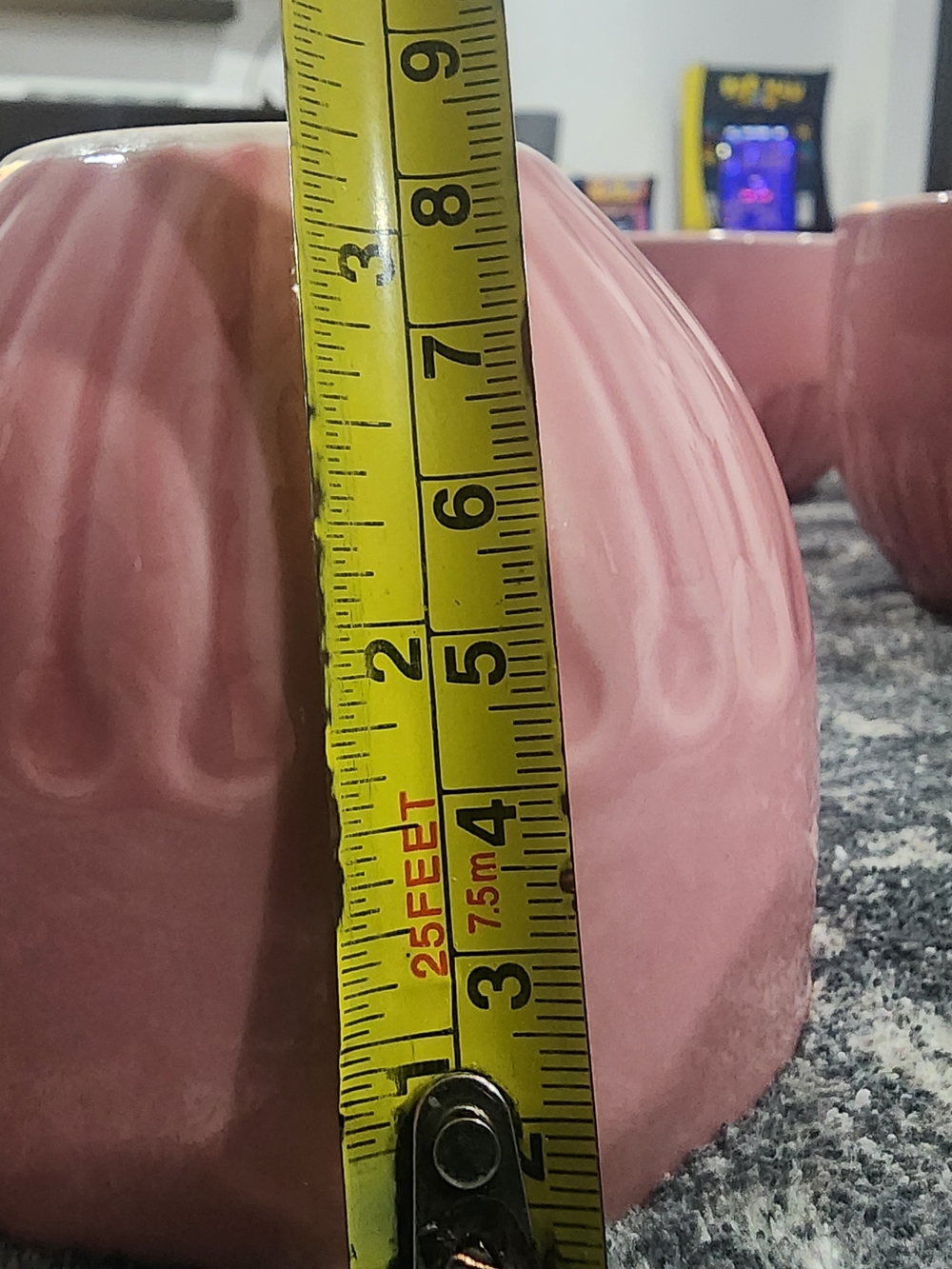 IKEA Pink Ribbed Ceramic Mugs - Set of 4 - Picture 4 of 6